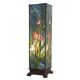 Square Tiffany Art Nouveau table lamp