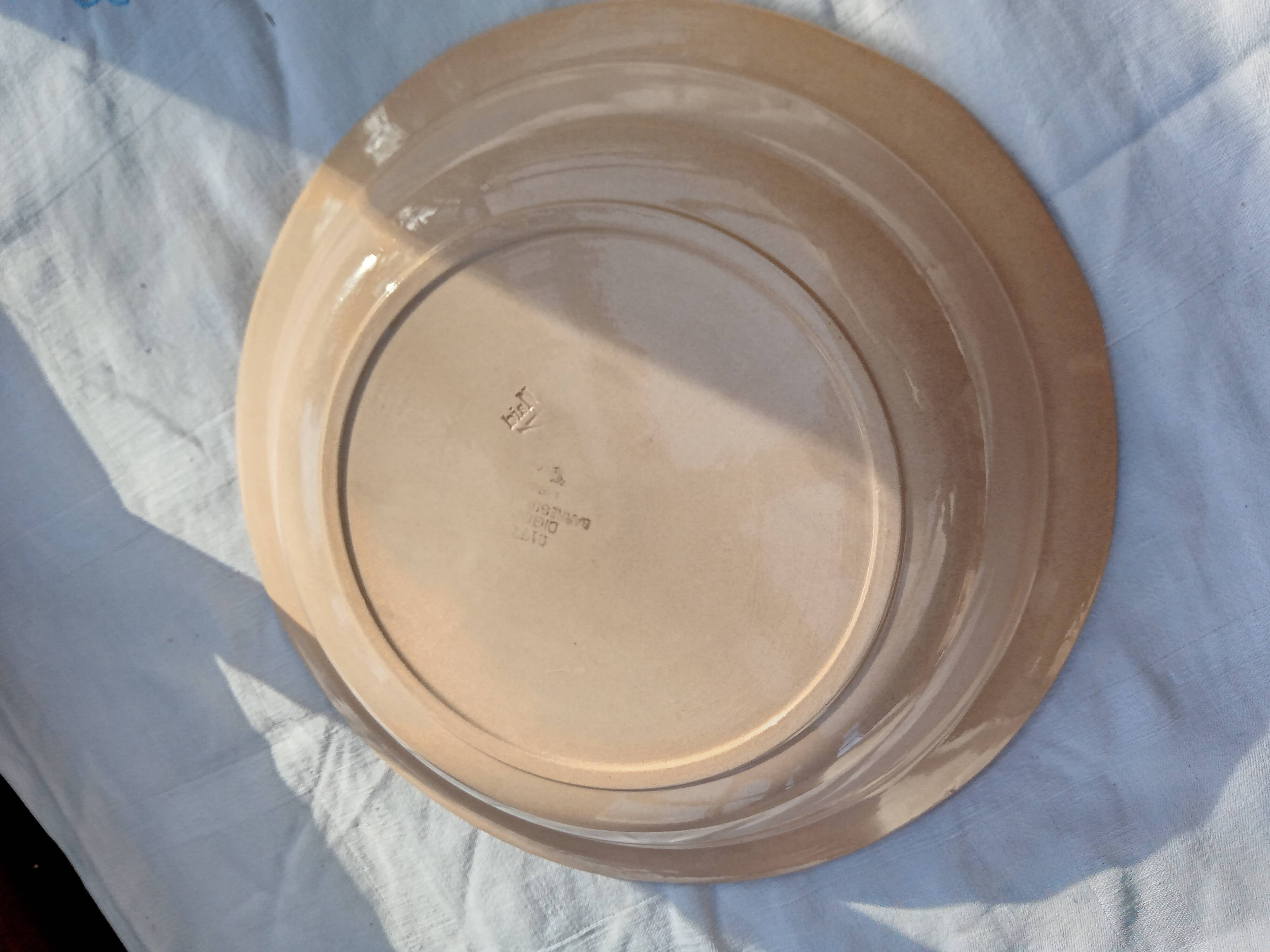 Ensemble de 3 plats et saucière Digoin