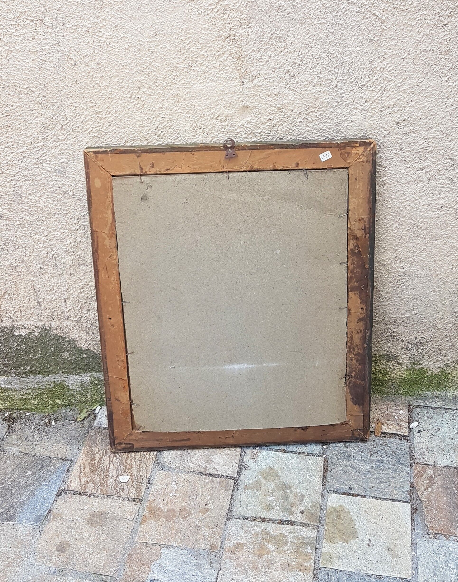 Napoleon III mirror in carved wood