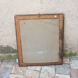 Miroir Napoléon III en bois sculpté