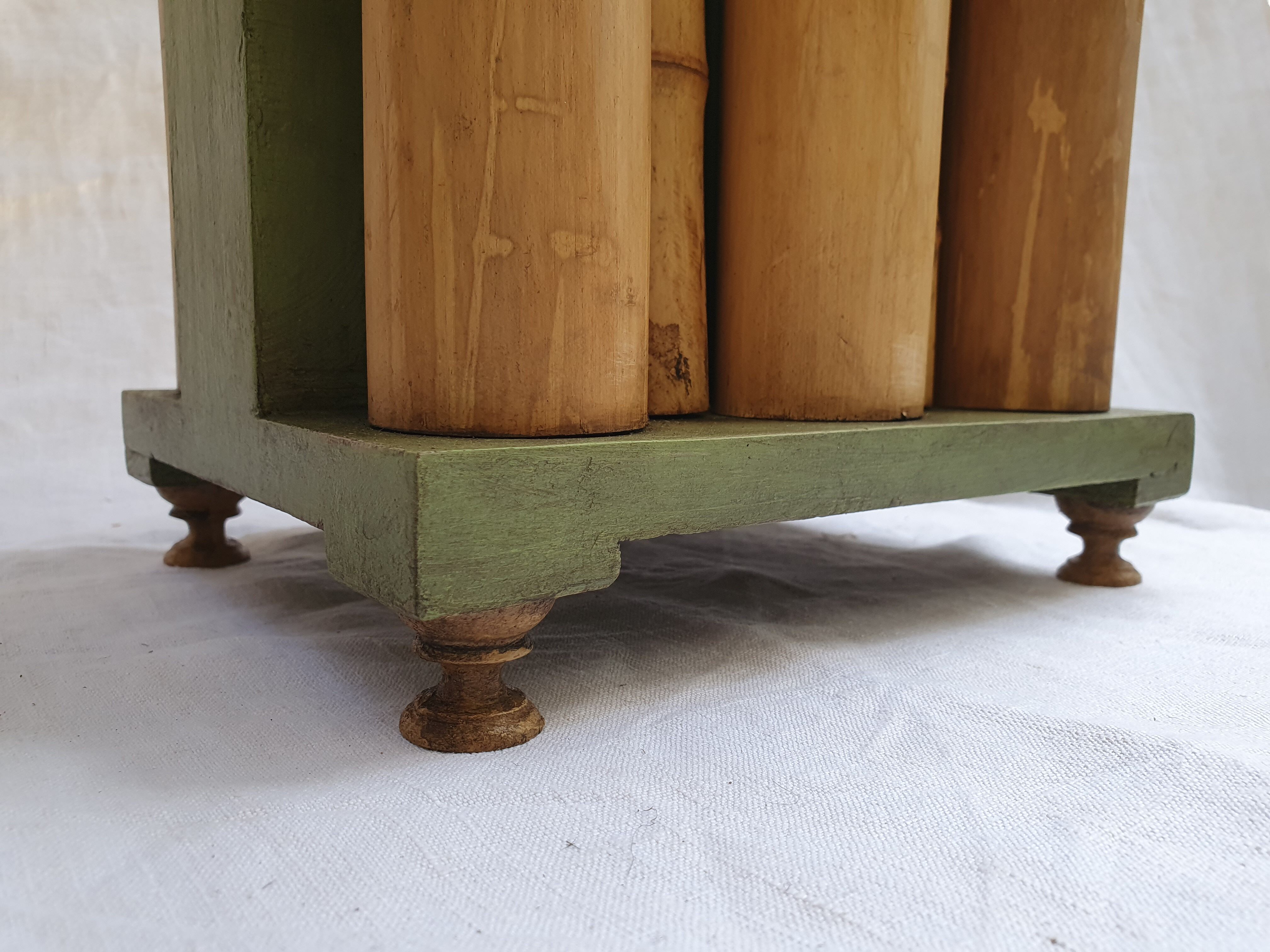 Pair of large oriental-inspired lamps