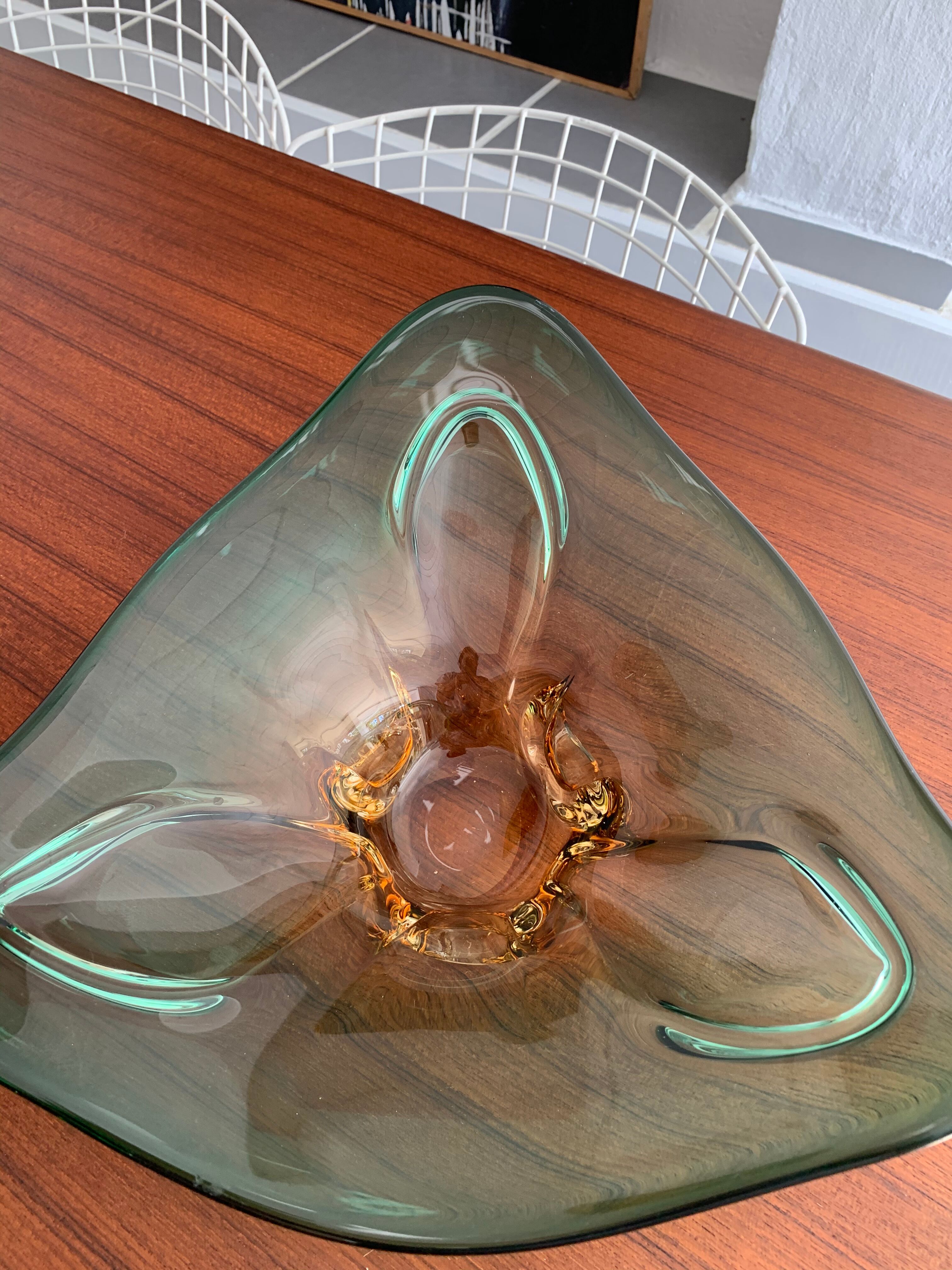 Vintage Murano glass cut