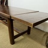 Vintage wooden farmhouse table