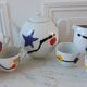 Tea set Axis Paris 80s futuristic style
