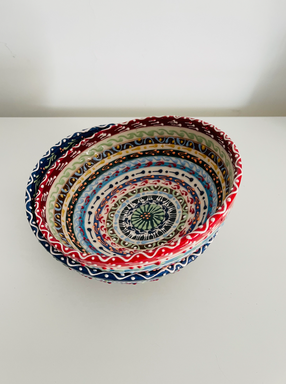 2 handmade Greek bowls