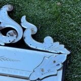 Large murano venice fireplace mirror 1930