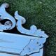 Large murano venice fireplace mirror 1930