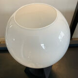 Vintage lamp in opaline and ceramic years 70-80