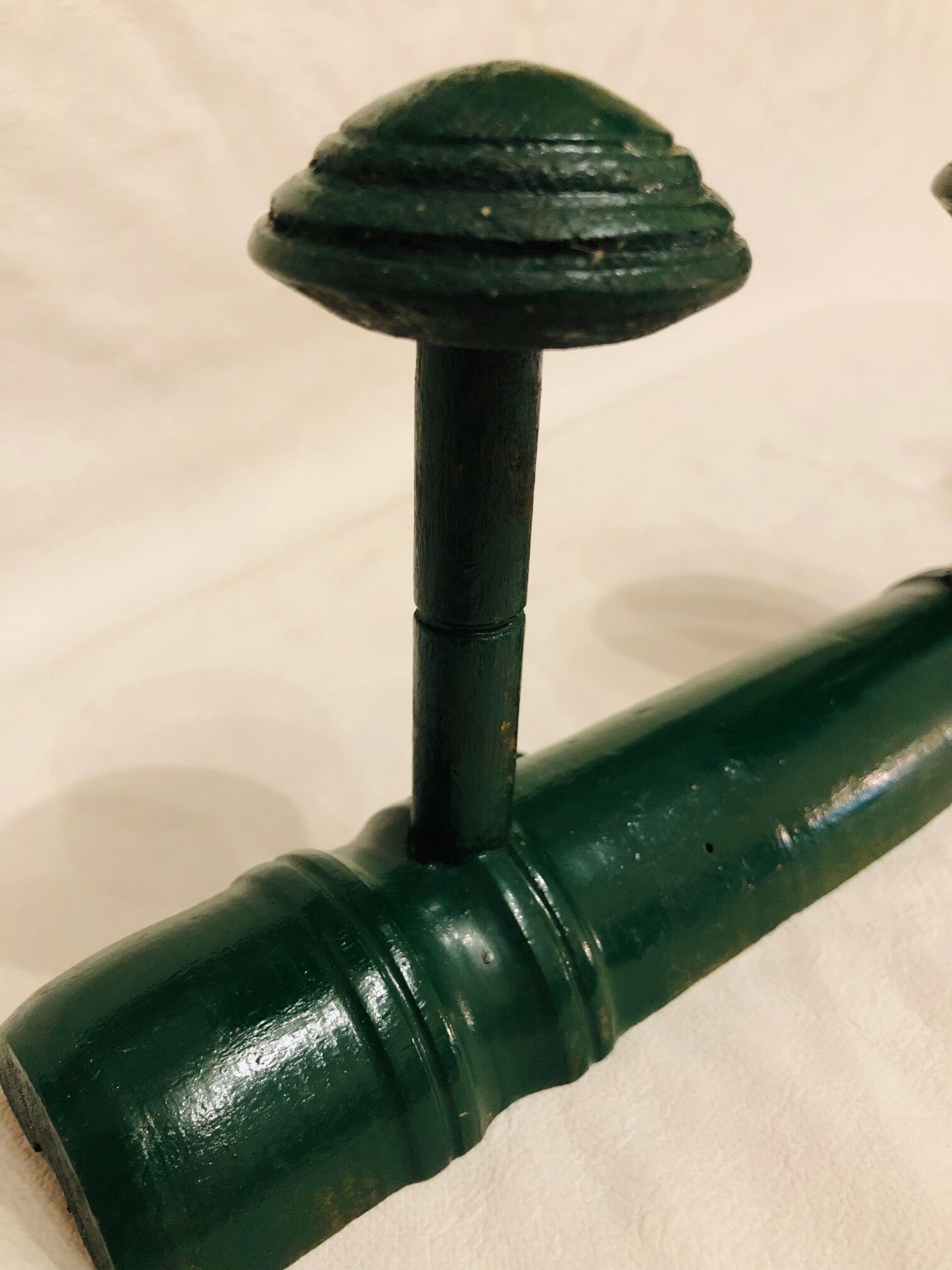 Vintage wood patère