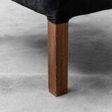 set di quattro sedie velluto legno anni '70 vintage modernariato