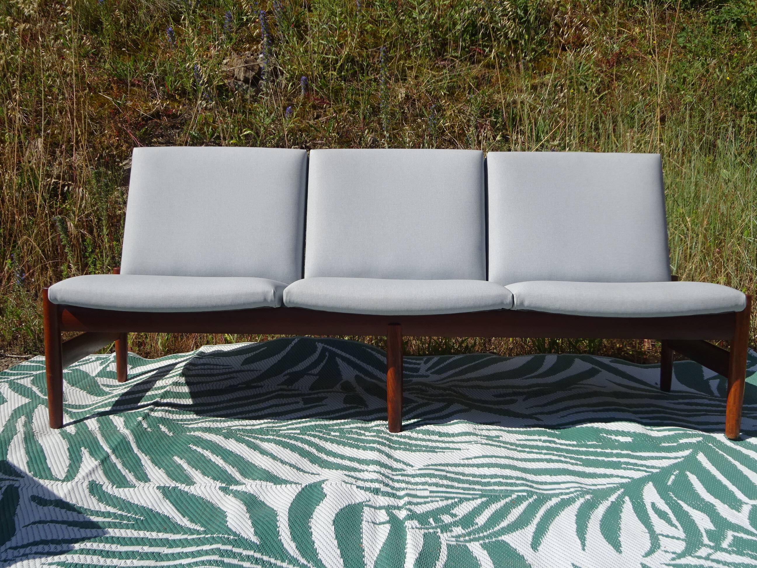 Modular vintage lounge set in teak signed by Karl SØrlie & SØnner.