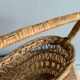 Vintage rattan bottle holder