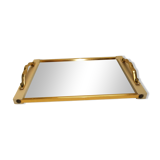 Old art deco mirror serving tray