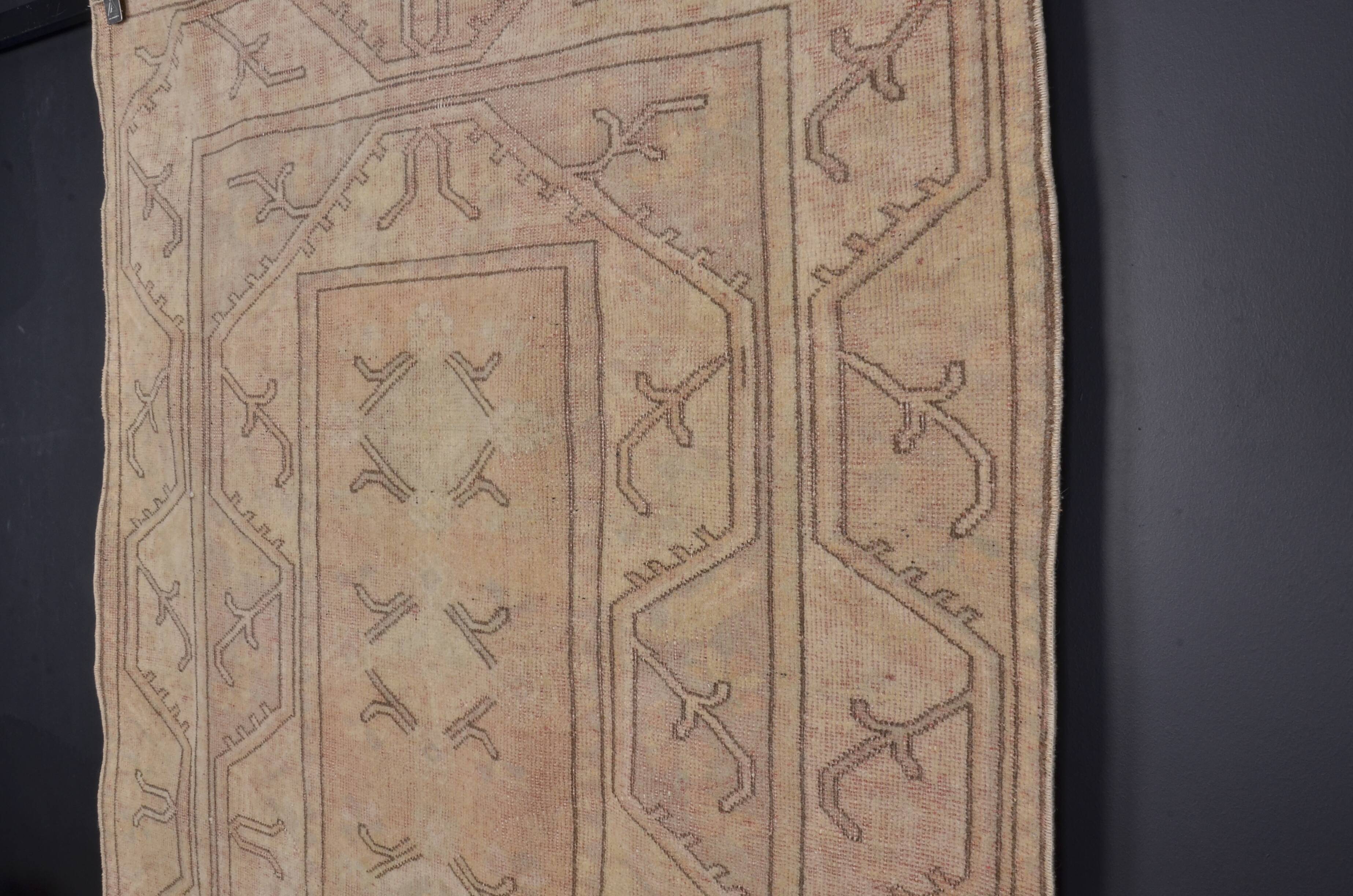 Oushak Floor Vintage Turkish Rug sku2426