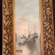 2 paintings, marine subject