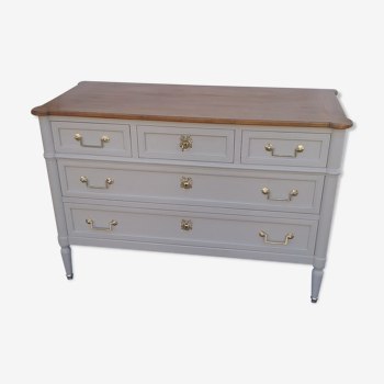 Chest of drawers style L XVI walnut top