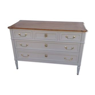 Chest of drawers style L XVI walnut top