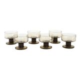 Set of dessert bowls, Italian design, 1970s, made in Italy