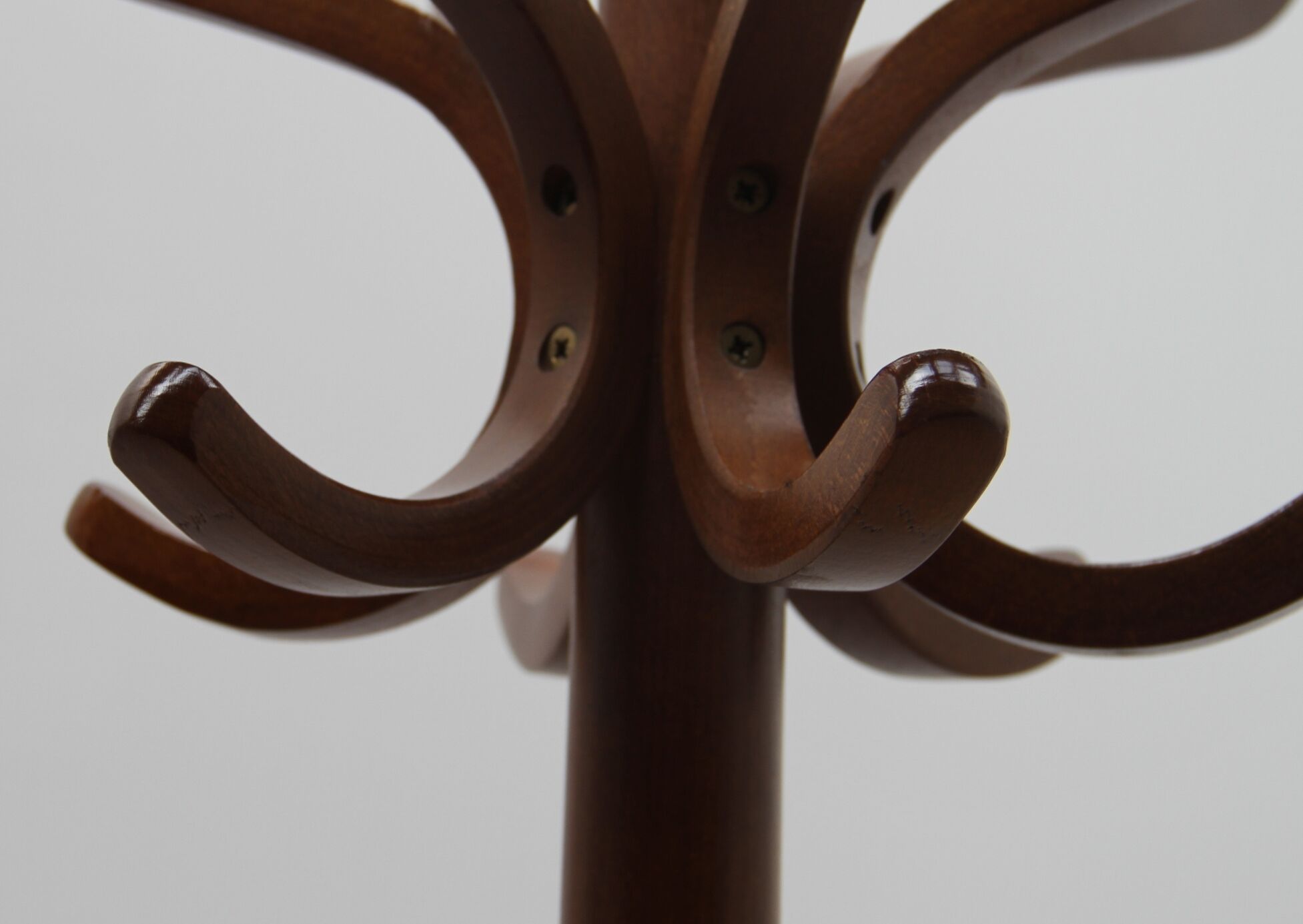 Vintage wooden coat rack