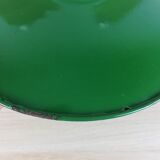 Industrial suspension green metal enamelled