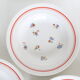 Assiettes creuses Ceranord, Semi Porcelaine Française de la fin des années 50
