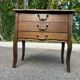 Nightstand - work table - wooden sewing box in Louis XV style 197