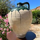Terracotta pottery jug