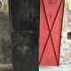 Riveted cloakroom converted into storage cabinet - early twentieth century