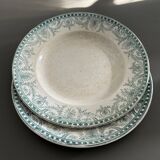 Set of 2 Moulin des Loups plates