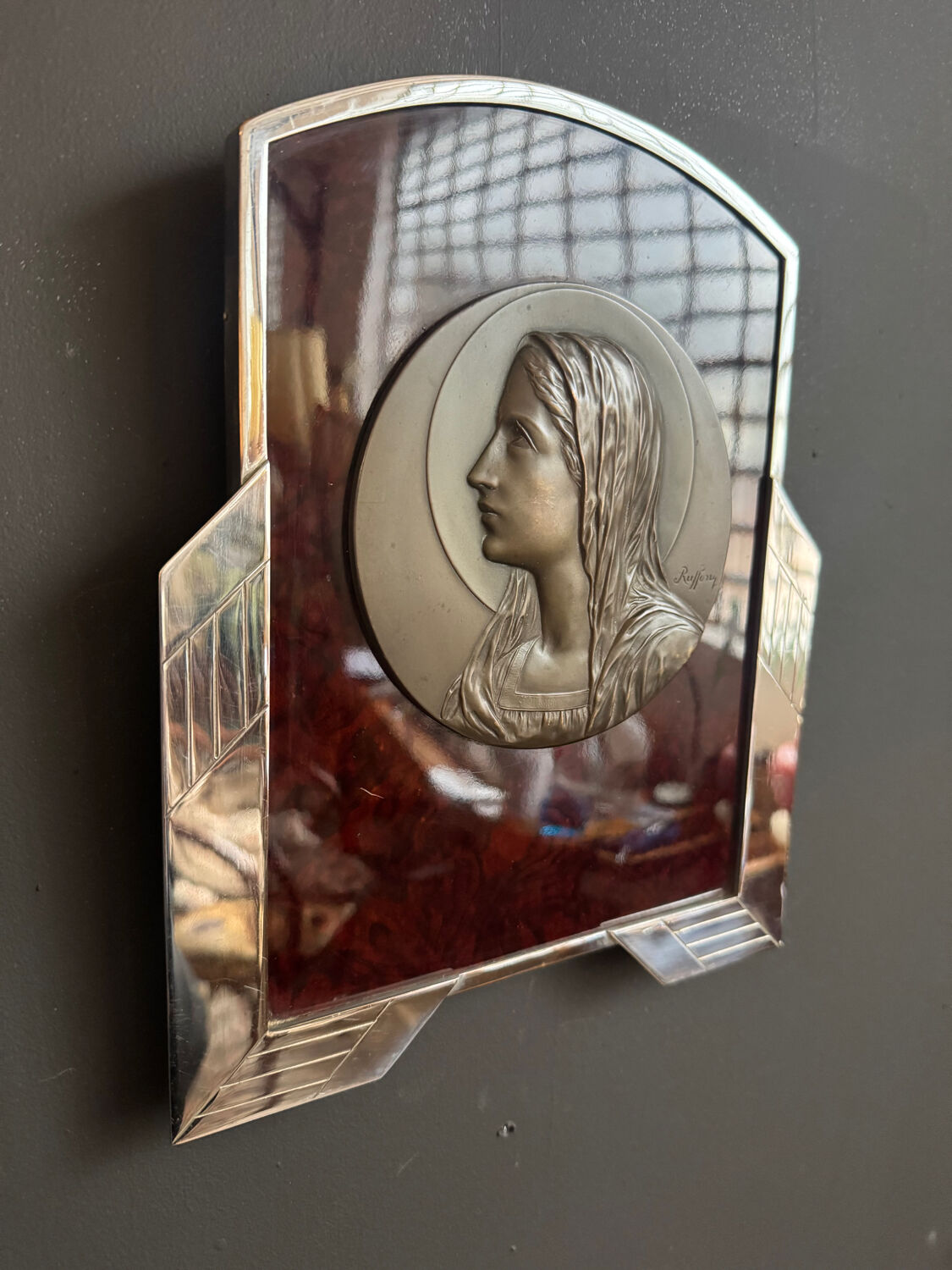 Chrome, Bakelite and Art Deco bronze icon