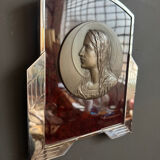 Chrome, Bakelite and Art Deco bronze icon