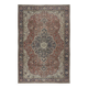 Vintage Turkish Wool Area Rug. One of a kind Handmade Carpet