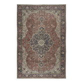 Vintage Turkish Wool Area Rug. One of a kind Handmade Carpet