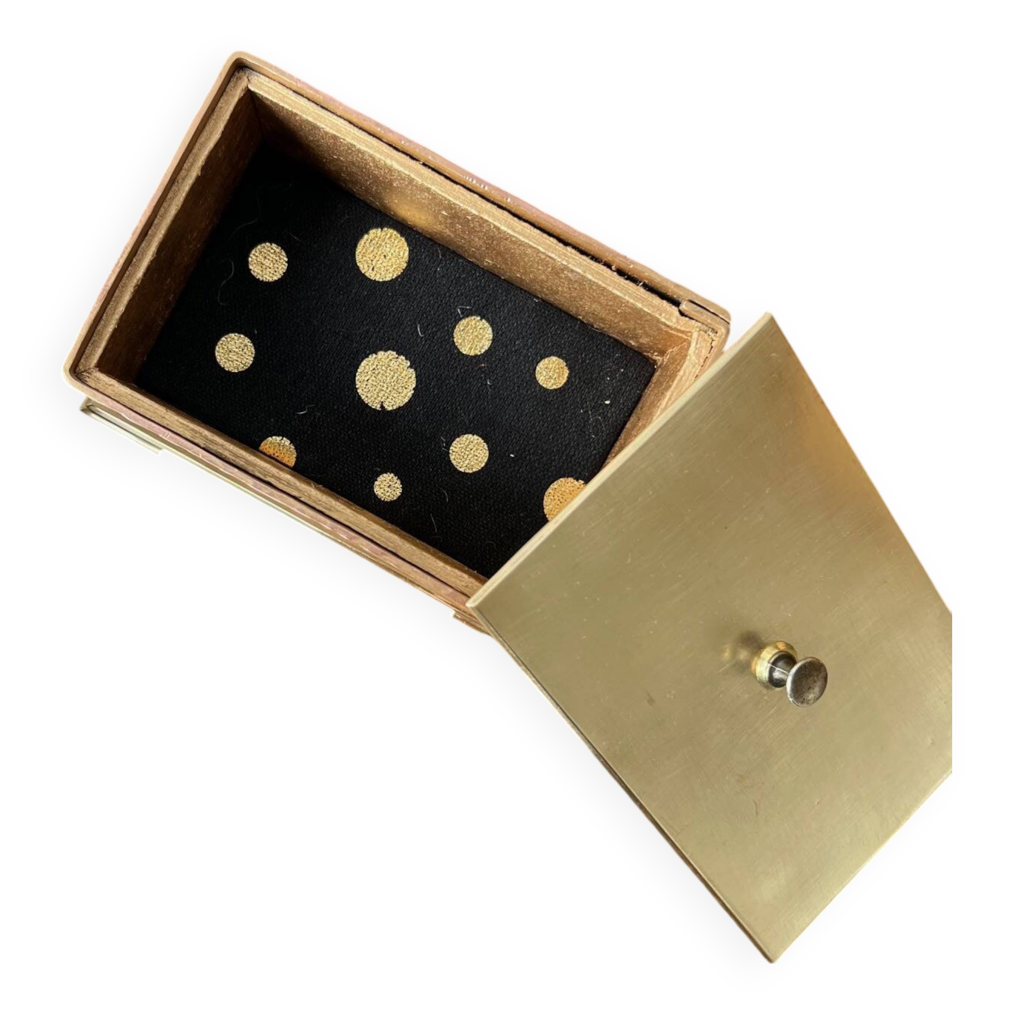 Brass jewelry box