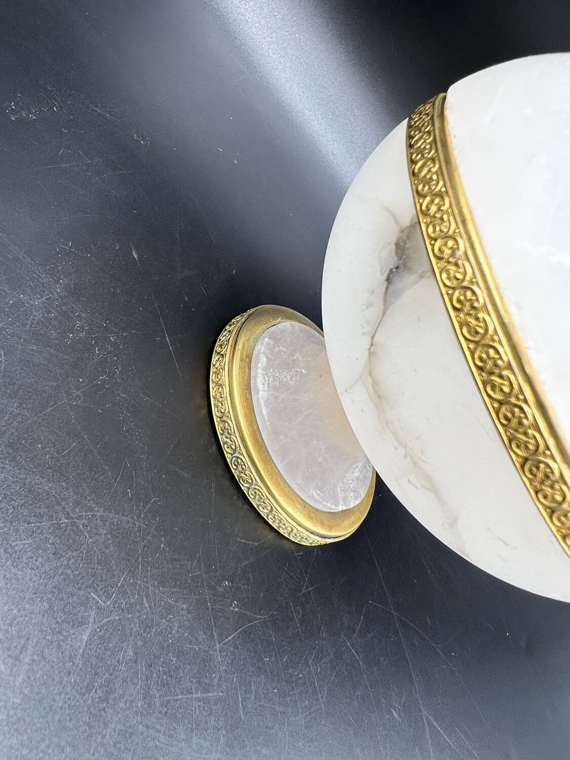 Vintage alabaster box