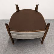Pair of Art Deco gondola armchairs, France circa 1920