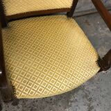 Pair of armchairs catering Empire mahogany 19th