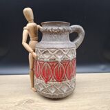 West Germany red vase 9325