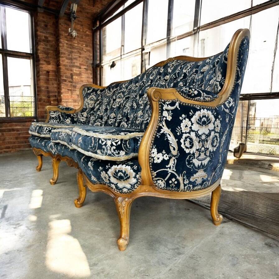 retro vintage baroque sofa