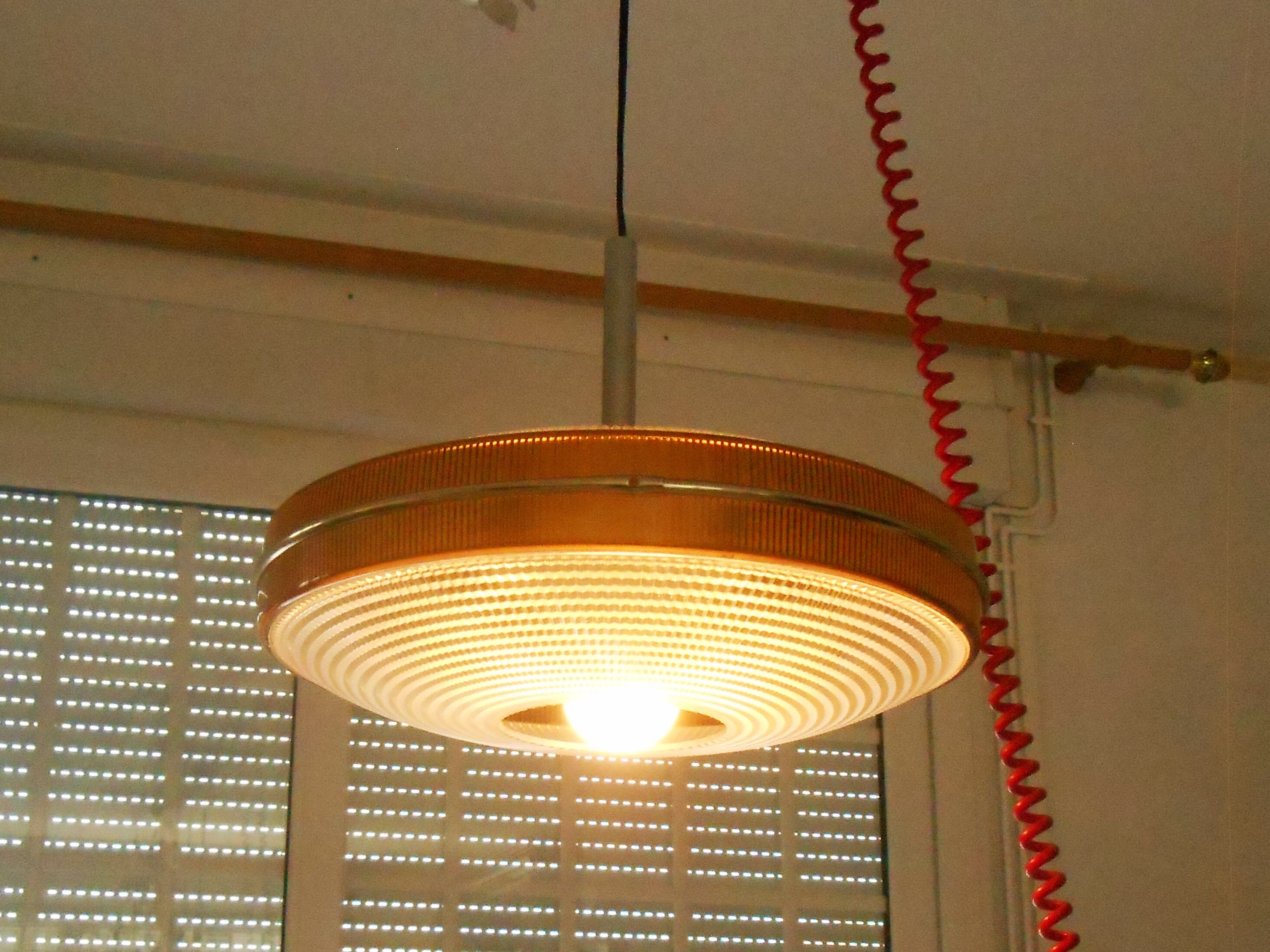 Old ufo hanging lamp