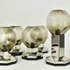 Motoko Ishii brass and glass ceiling light from the 1970s for Staff Leuchten