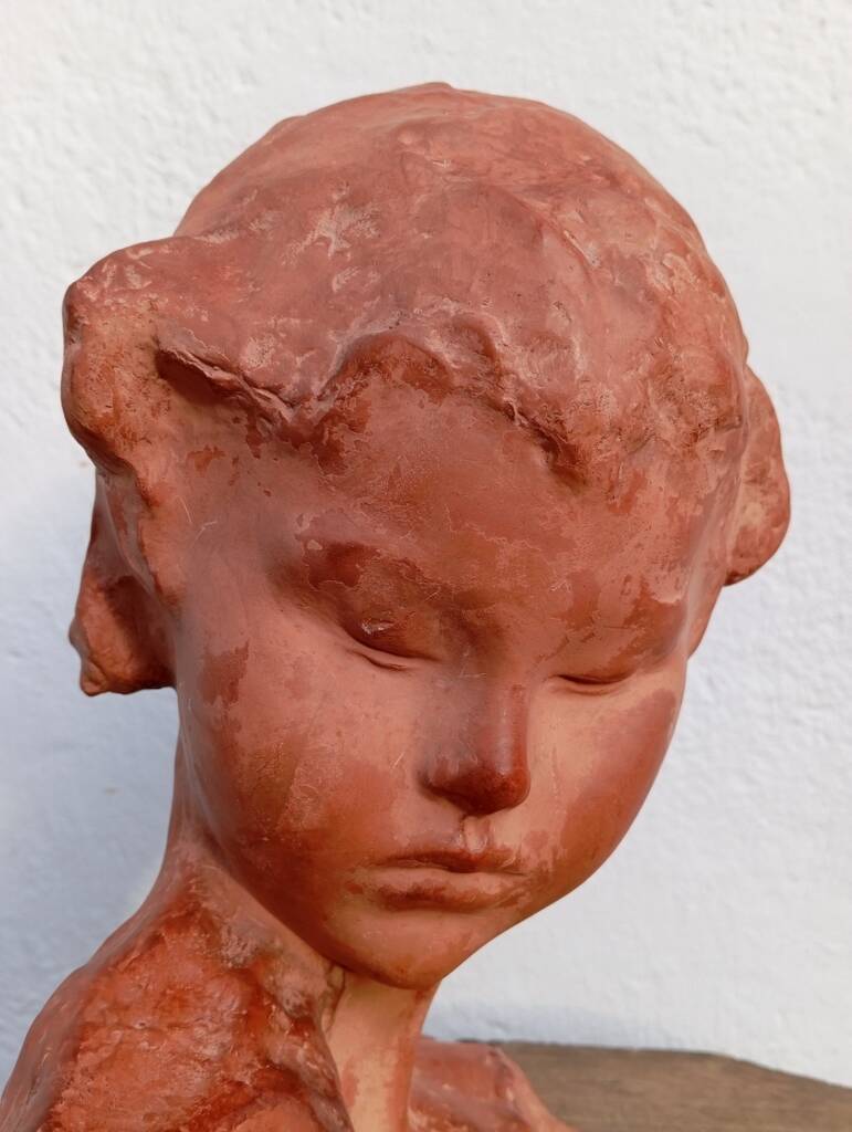 Terracotta bust Amedeo Gennarelli