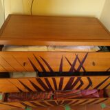 1920 type teak chest of drawers