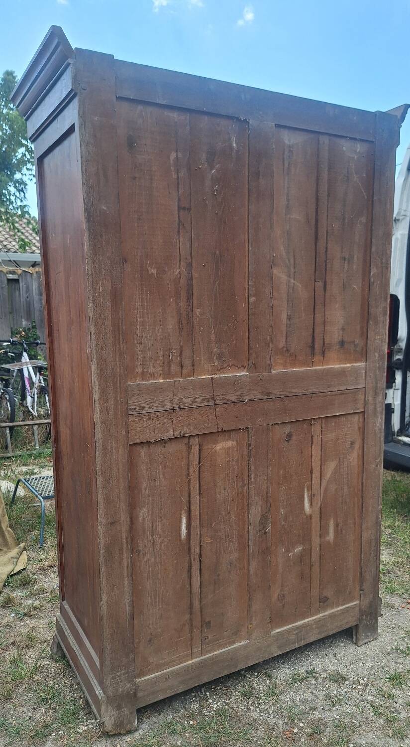 Pine wardrobe, France 19th century.