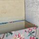 Ancient cherry blossom fabric box 1940