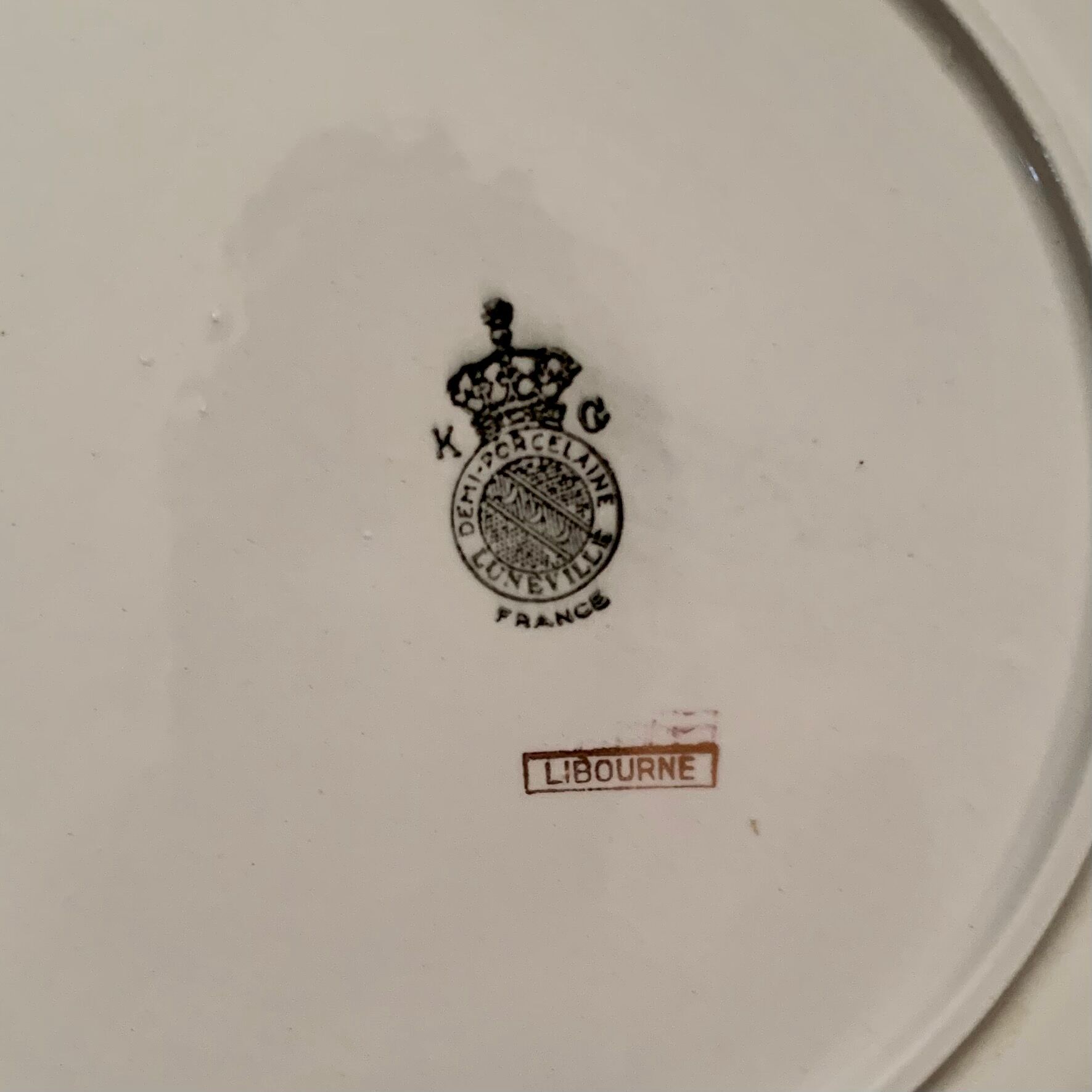 9 flat plates K-G Lunéville