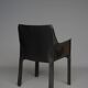 Leather 413 Cab Armchair by Mario Bellini for Cassina, 1970s