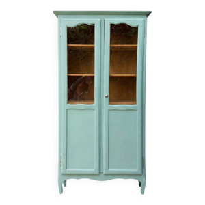 Armoire vitrée vintage - gris