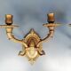Pair of neoclassical bronze sconces
