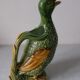 Duck jug carafe ceramic slip What's Vincent 28 cm